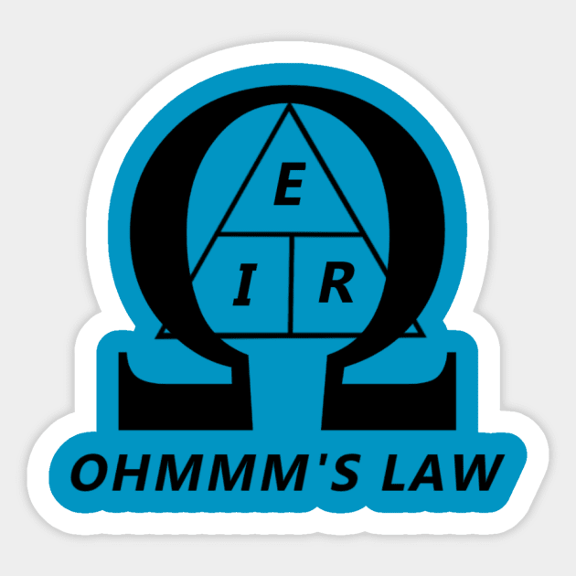 Ohm's Law Drawing Sticker by Phystonelife